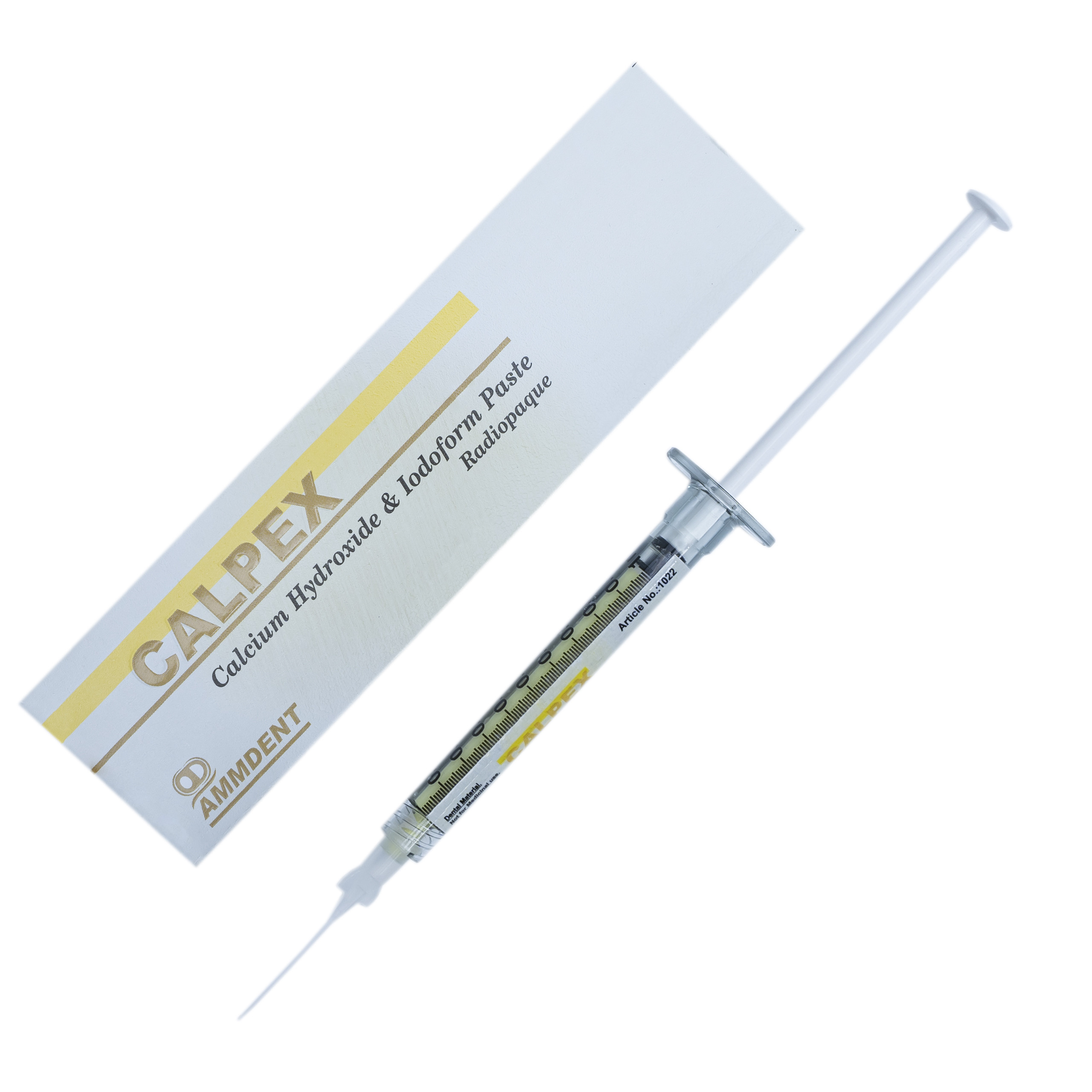 Ammdent Calpex Calcium Hydroxide and Iodoform Paste Radiopaque